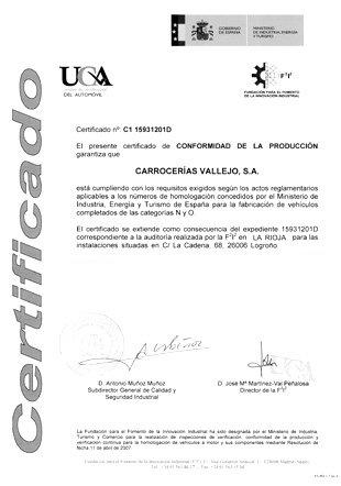 Certificado UCA